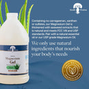 Health and Wisdom Pure Magnesium Gel with Seaweed Extract and Aloe Vera - Topical Muscle & Joint Relief- Natural and Pure Skin & Scalp Moisturizing - Enhanced Absorption - 64 Fl oz Infinity Warehouse