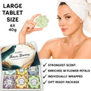 Fiora Naturals Shower Steamers Aromatherapy Gift- 6 Shower Bombs Vapor Tablets with Essential Oils for Stress Relief Vaporizing Spa Shower, Bath Bomb for Shower, Mothers Day Gift for her Fiora Naturals Store
