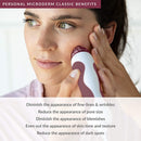 PMD Personal Microderm Classic - At-Home Microdermabrasion Machine with Kit for Face & Body - Exfoliating Crystals and Vacuum Suction for Fresh and Radiant Skin - Berry PMD Personal Microderm