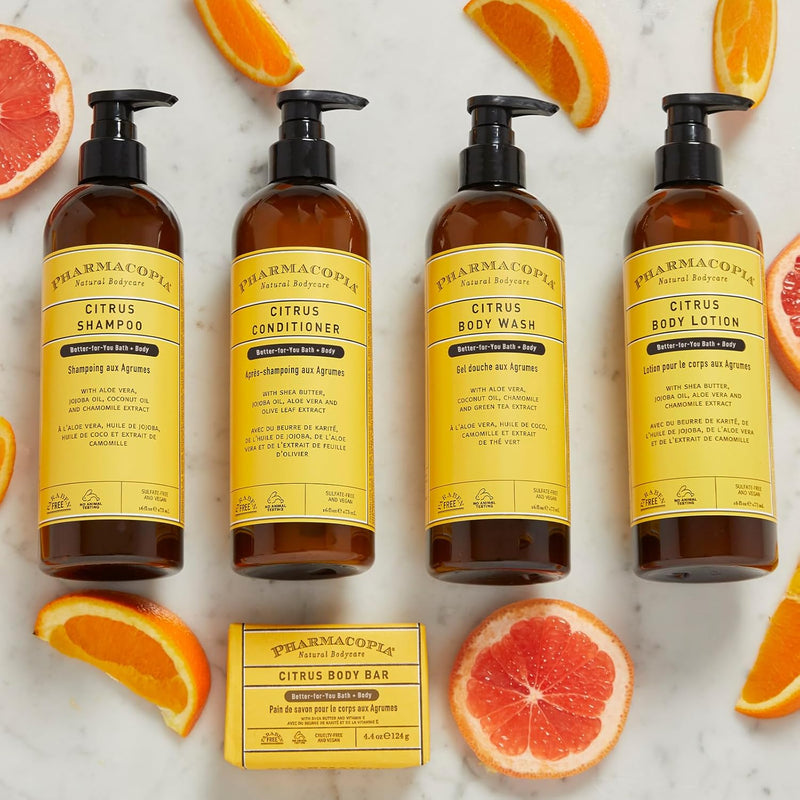 Pharmacopia Citrus Body Bar – Aromatherapy Body Soap with Natural & Organic Ingredients – Vegan Wash Bar for Men & Women, 4.4oz, Pack of 3 Infinity Warehouse