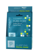 Andalou Naturals Instant Pure Pore Hydro Essence Mask, Coconut, 0.6 fl oz Pack of 6 Andalou Naturals
