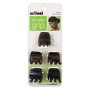Scunci No-Slip Grip Mini Jaw Clips 5 ea Scunci