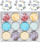 Lagunamoon Shower Steamers Aromatherapy Set of 12 for Relaxation, Shower Bomb with Essential Oils for Home Spa, Perfect Self Care Gifts for Women, Relaxation Gifts for Moms Lagunamoon