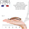 Camila Paris CP2683 French Hair Barrette Clip for Girls Metal Free Closure Tortoise and Crystals, Strong Hold Grip Hair Clips for Women, No Slip Durable Styling Hair Accessories, Made in France Camila