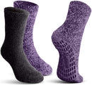 Moisturizing Spa Socks Aloe Infused | 2-Pair | Fuzzy Non Skid Gel Sleeping Socks Pembrook Store