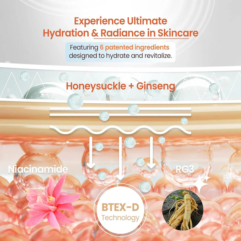 Hydro Cream – Lightweight Ultra-Hydrating Face Moisturizer for Glowing Skin | 50ml (1.69 fl oz) with Hyaluronic Acid & Cica | Korean Skin Care Infinity Warehouse