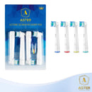 Aster Replacement Toothbrush Heads - 4 Pack, Compatible with Oral-B Braun Professional Electric Brush Heads Refill for Smart Genius 7000/Pro 1000/9600/ 5000/3000/8000 Aster Dental Care