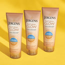 Jergens Natural Glow +FIRMING Self Tanner Body Lotion, Fair to Medium Skin Tone, Sunless Tanning Moisturizer with Collagen and Elastin. Helps to Visibly Reduce Cellulite, 7.5 oz (2 Pack) Jergens