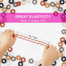 20 Pcs Spiral Hair Ties, No Crease Coil Hair Ties, Phone Cord Hair Ties for Thick Hair - Women Ponytail Holder Elastics TailaiMei Store