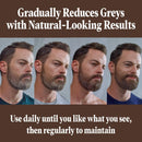 Just For Men Control GX Grey Reducing Beard Wash Shampoo, Gradually Colors Mustache and Beard, Leaves Facial Hair Softer and Fuller, 4 Fl Oz - Pack of 3 (Packaging May Vary) Just for Men