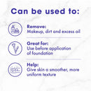 Buf-Puf Gentle Facial Sponge, Dermatologist Developed, Removes Deep Down Dirt & Makeup Causes Breakouts and Blackheads, Reusable, Exfoliating, 1 Count Buf-Puf
