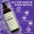 Pharmacopia Verbena Shampoo - Natural Hair Care with Plant Based & Organic Ingredients Aloe Vera, Jojoba Oil, Coconut Oil, and Chamomile Extract - Vegan, Cruelty Free, No Parabens or Sulfates, 16 oz Infinity Warehouse