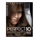 Clairol Nice‘n Easy Perfect 10 Permanent Hair Dye, 6.5A Lightest Cool Brown Hair Color, 1 Count Clairol