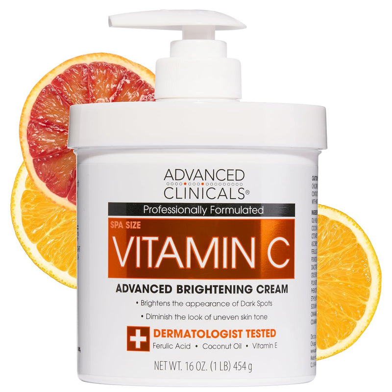 Advanced Clinicals Retinol Body Lotion & Face Moisturizer | Visible Anti Aging Skin Care Retinol Body Cream For Women & Men Targets Look Of Fine Lines, Wrinkles, & Crepe Looking Dry Skin, 16 Ounce Infinity Warehouse