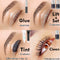 Lash Lift And Tint Kit, DIY Eyelash Lift and Dye 2 in 1, Perm Lashes At Home Lift Your Lash Curl And Black For 6 Weeks More Than 7 Applications Libeauty