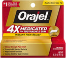 Orajel 4X for Toothache & Gum Pain: Severe Cream Tube 0.33oz- from
