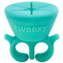 tweexy Wearable Nail Polish Holder Ring, Fingernail Polishing Tool, Manicure and Pedicure Accessories (Spa Green) tweexy