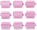 Conair Jumbo Self-Fastening Foam Rollers in Reusable Zipper Case in Pink, 9 Count Conair
