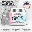 Face Moisturizer for Women, Anti Aging Face Cream with Collagen, Hyaluronic Acid & Vitamin A, Made in USA, Facial Moisturizer Wrinkle Cream for Women, Neck Creams for Tightening and Firming, 1.7oz - Infinity Warehouse