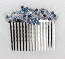 Faship Gorgeous Navy Blue Floral Hair Comb Faship