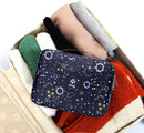 Hanging Travel Toiletry Bag Cosmetic Make up Organizer for Women and Girls Waterproof (Blue Galaxy (upgrade)) Narwey Store