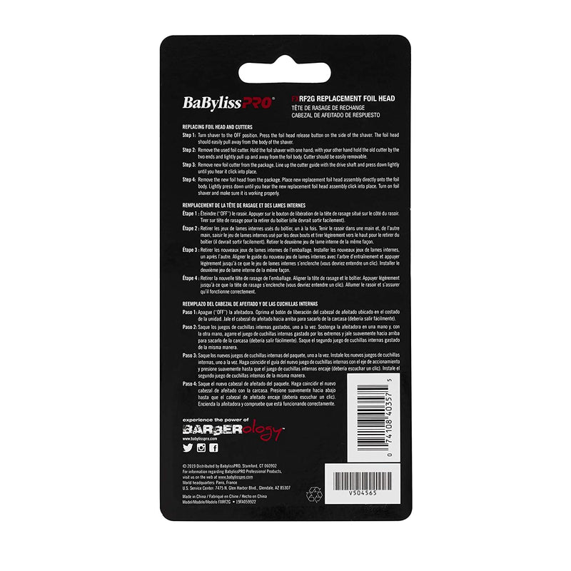 BaBylissPRO Barberology Double Foil Replacement Foil/Cutter martinandmark.com