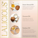 LALICIOUS Sugar Kiss Extraordinary Whipped Sugar Scrub - Cane Sugar Body Scrub with Coconut Oil & Honey, No Parabens (2 Ounces) LaLicious Store