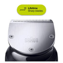 Braun Beard Detail Trimmer, Hair Clippers for Men, Cordless & Rechargeable, Mini Foil Shaver with Gillette ProGlide Razor, Silver, 10 Piece Set Braun