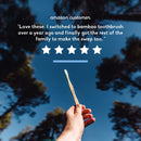 Biodegradable Bamboo Toothbrush by The Humble Co. (5pk) - Eco Friendly Toothbrushes for Sustainable Zero Waste Oral Care, BPA Free Bristle Toothbrush (Medium Bristles) The Humble Co. Store