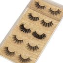 DYSILK 5 Pairs 6D Mink Eyelashes Faux 5 Styles Mixed Lashes Fluffy Natural Cross False Eyelashes Wispy Long Extension Fake Eyelashes Thick Soft Eyelashes Reusable Pack No Glue |005-(15mm-18mm) DYSILK