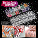 Nail Art Brushes, Nail Dotting Tools, Teenitor Nail Art Design Kit with Butterfly Nail Brush, Nail Art Stickers, Nail Foil, Nail Art Striping Tape, Nail Art Rhinestones Teenitor