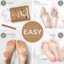 Foot Peel Mask - Vanilla Scent DERMORA