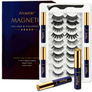 Alcastar Magnetic Eyelashes with Eyeliner Kit, Synthetic Fiber, Natural Look, Waterproof, No Glue Required (BT-1022) Infinity Warehouse