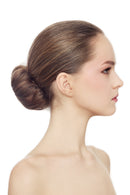 Beaute Galleria 3 Pieces Hair Donut Bun Maker Ring Style Mesh Chignon Ballet Sock Bun (Large, Medium, Small) (Brown) Beaute Galleria