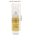 30 Grams Loose Glitter Spray - Holographic Glitter Spray - Cosmetic Grade - Makeup Face Body Nail Festival Rave Beauty Craft (Gold) Electric Bliss Beauty