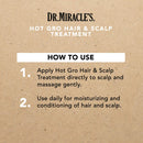 Dr. Miracle's Hot Gro Hair and Scalp Treatment - For Healthy Hair Growth & Shine, Contains Aloe, Shea Butter, & Jojoba Oil, Strengthens, Moisturizes & Conditions, 4 oz Dr. Miracle's