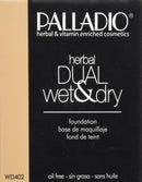 Palladio Dual Wet and Dry Foundation with sponge and Mirror, Squalane Infused, Apply Wet for Maximum Coverage or Dry for Light Finishing and Touchup, Minimizes Fine Line, All day Wear, Cypress Beige Palladio