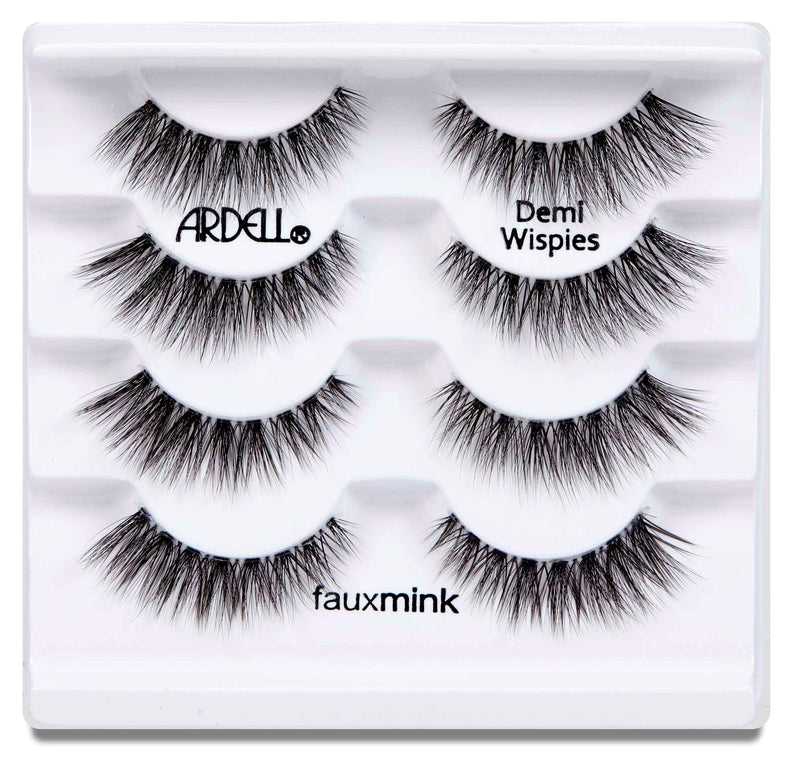 Ardell False Lashes Faux Mink Demi Wispies Multipack, 1 pk x 4 pairs Ardell