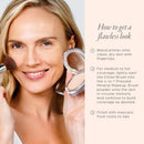 PÜR Minerals Multitasking Essentials Kit - Makeup Gift Set Includes 4-in-1 Correcting Primer, Fully Charged Mascara, 4-in-1 Pressed Mineral Powder & 1 Chisel Brush Infinity Warehouse