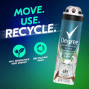 DEGREE Men Antiperspirant Deodorant Spray Coconut & Mint 48-Hour Protection,3.8 Ounce, 3 Count DEGREE Store