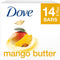 Dove Beauty Bar To Moisturize Dry Skin With Mango Butter More Moisturizing Than Bar Soap 3.75 oz 14 Bars Dove Store