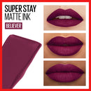 Maybelline New York SuperStay Matte Ink Liquid Lipstick, Believer, 0.17 Ounce Maybelline New York
