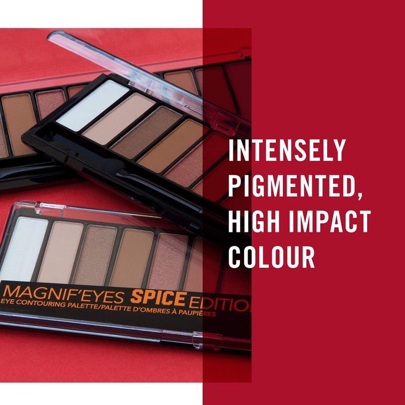 Rimmel Magnif'eyes Eyeshadow Palette, Nude and Spice, Value Pack Rimmel