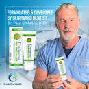 Pro-Mineralizer Toothpaste - Nano Hydroxyapatite & Enamel Support Toothpaste w/ Xylitol Aloe Vera & Sea Salt - Anti Cavity & Fluoride Free NanoHydroxyapatite Toothpaste - Dentist Formulated Toothpaste Great Oral Health