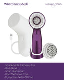 Michael Todd Beauty Soniclear Petite – Facial Cleansing Brush System - 3-Speed Powered Exfoliating Face Brush MICHAEL TODD BEAUTY