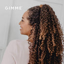 GIMME Bands Any Fit Hair Ties | No Break Microfiber Hair Elastics | A Firm Yet Gentle All Day Hold with No Snagging, Dents, or Breakage | Chestnut GIMME