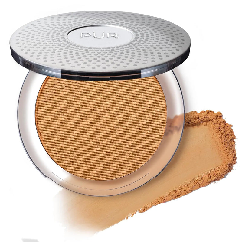 PÜR Beauty 4-in-1 Pressed Mineral Makeup SPF 15 Powder Foundation with Concealer & Finishing Powder- Medium to Full Coverage Foundation- Mineral-Based Powder- Cruelty-Free & Vegan Friendly Infinity Warehouse