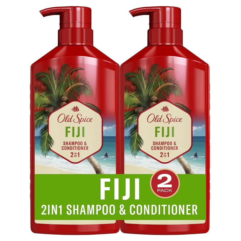 Old Spice Swagger 2-in-1 Shampoo and Conditioner Set for Men, Cedarwood Lime Scent, Get Up To 80% Fuller-Looking Hair, Barbershop Quality, 29.2 Fl Oz Each, 2 Pack Infinity Warehouse