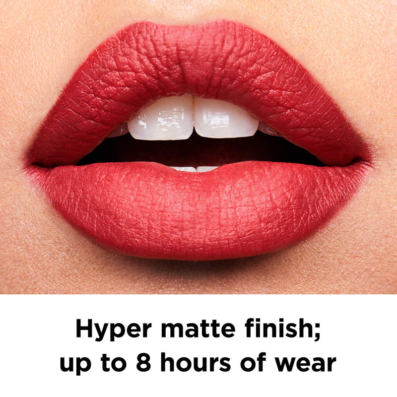 REVLON Ultra HD Lip Mousse Hyper Matte, Longwearing Creamy Liquid Lipstick in Plum / Berry, Crimson Sky (820), 0.2 oz REVLON
