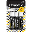 ChapStick Classic Original Lip Balm Tubes, Lip Care - 0.15 Oz (3 Tubes) Chapstick